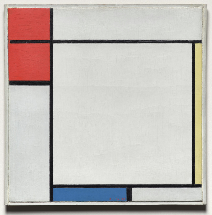 Mondrian – Composição com Vermelho, Amarelo e Azul, 1927